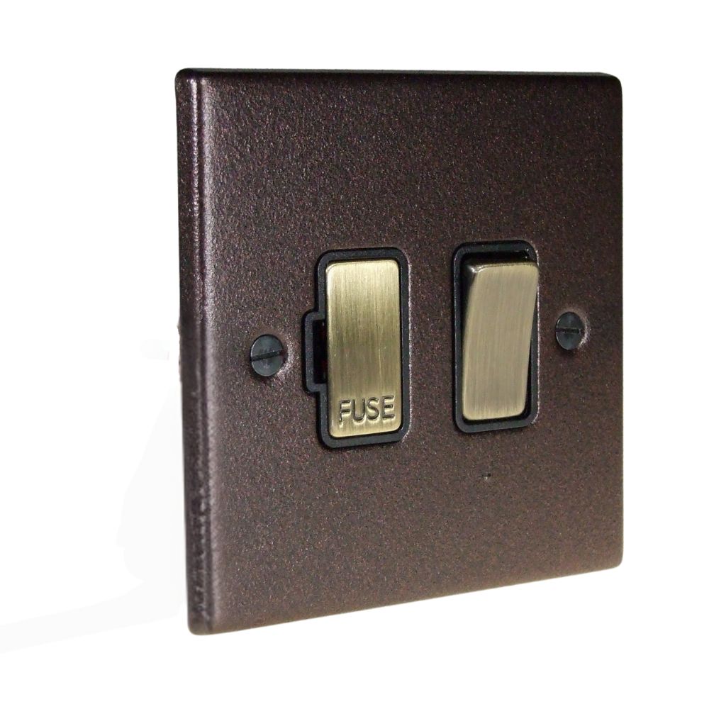 Accord Copper Bronze 1-Gang 13-Amp Switch Fuse Spur