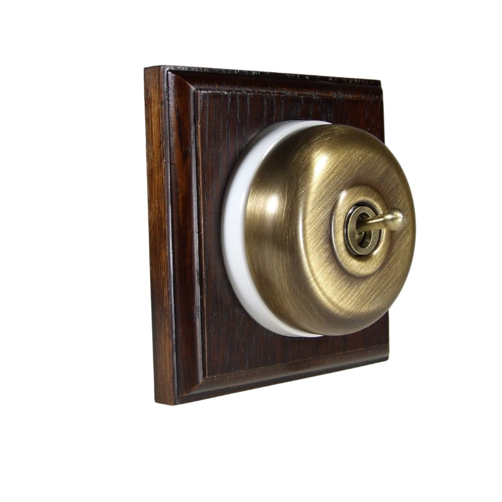 Asbury 1- Gang 2- Way Smooth Dome Switch