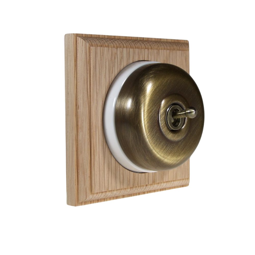Asbury 1- Gang 2- Way Smooth Dome Switch