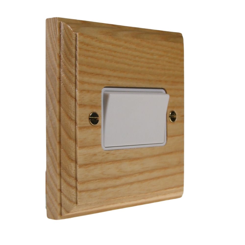 Classic Ash 3 Pole Fan Isolator Switch White
