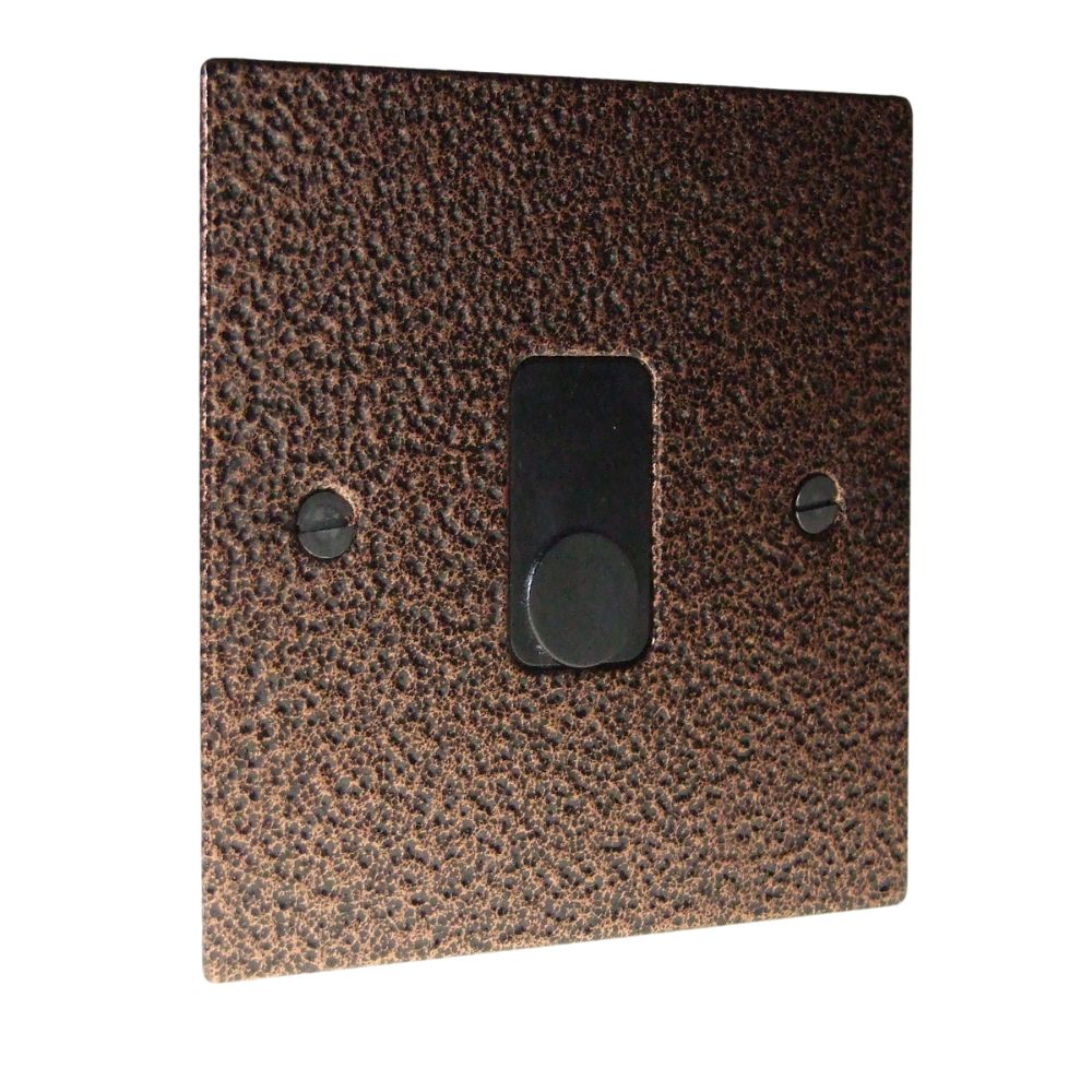 Elements 1-Gang 20-Amp Cord Outlet in Copper Crackle