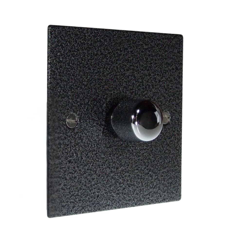 Elements 1-Gang 2-Way 400W/VA Dimmer in Silver Crackle