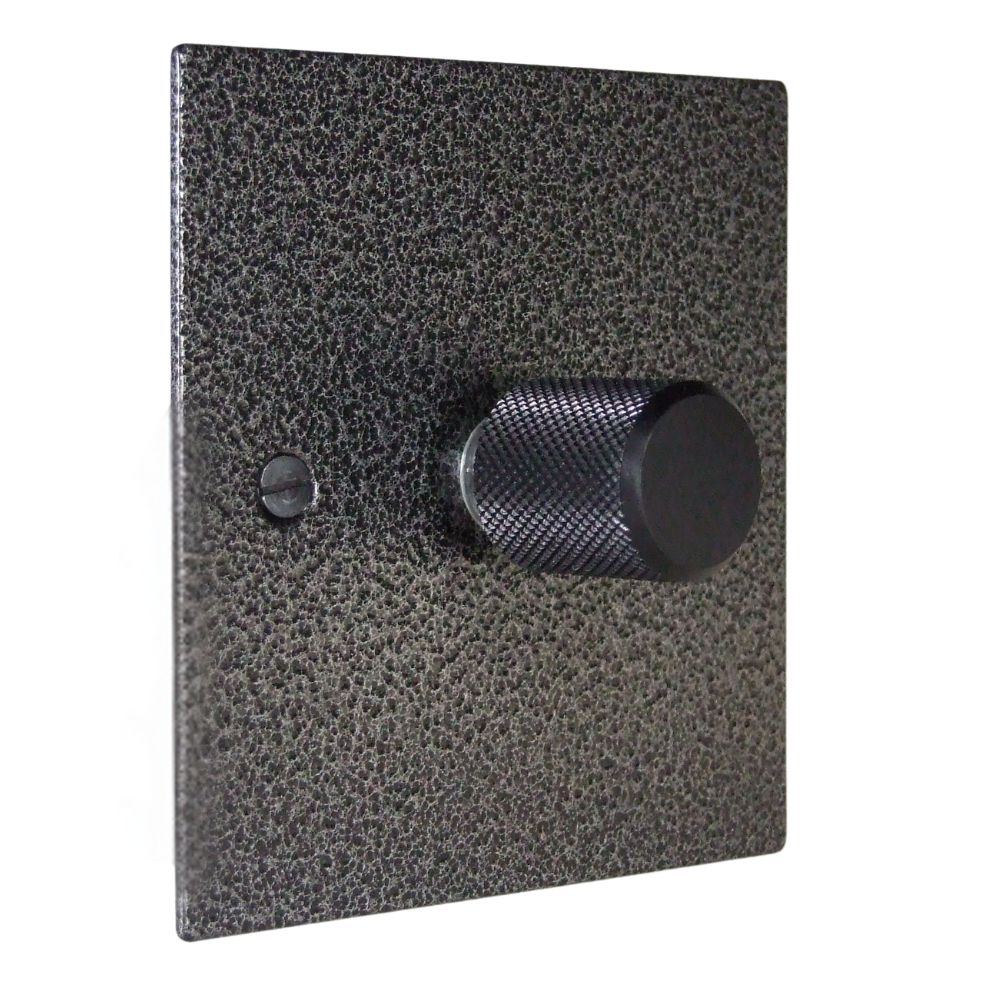 Elements 1-Gang 2-Way 400W/VA Dimmer in Silver Crackle