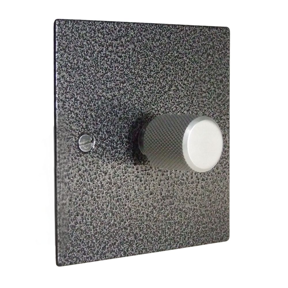 Elements 1-Gang 2-Way 400W/VA Dimmer in Silver Crackle