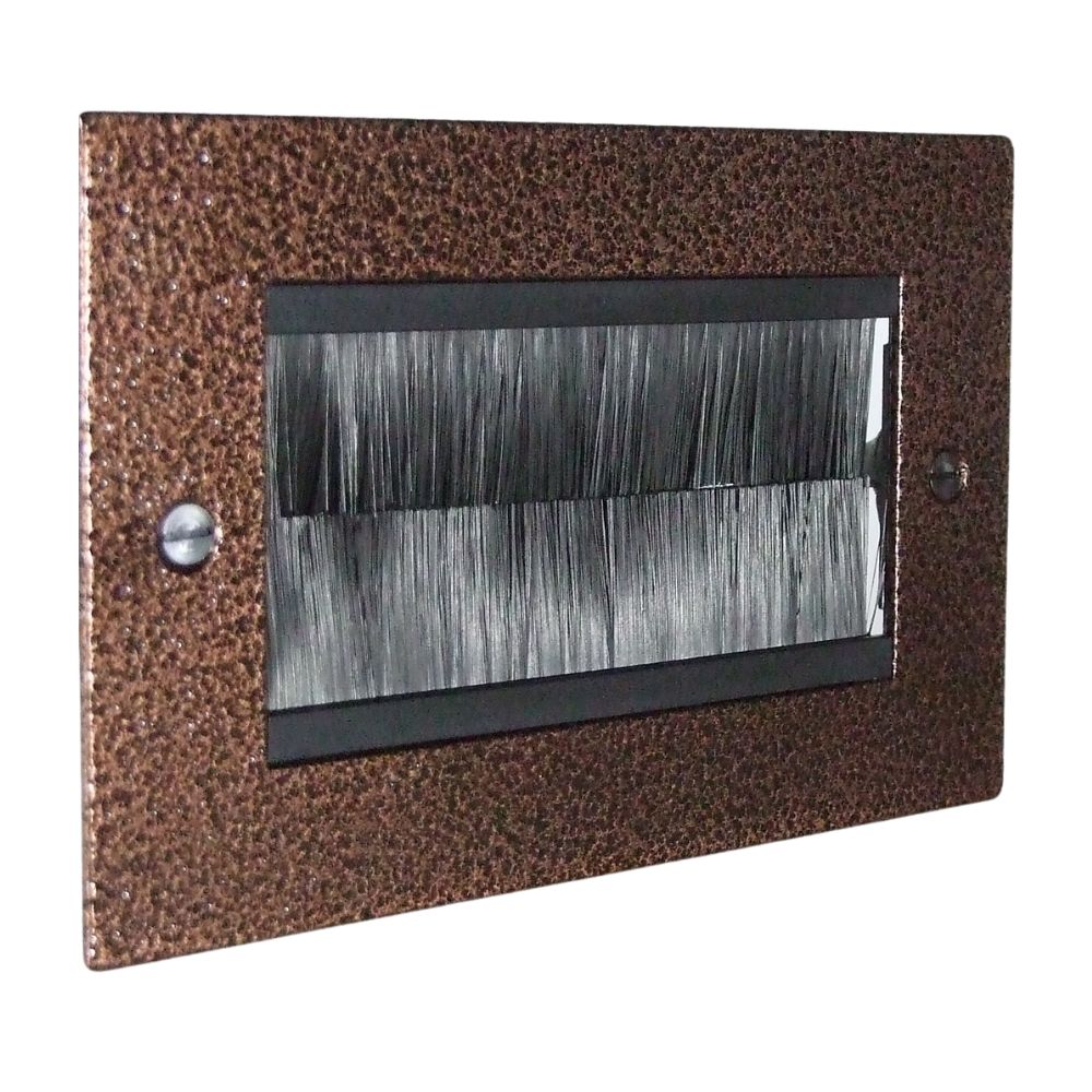 Elements Copper Crackle 4-Gang Brush Plate
