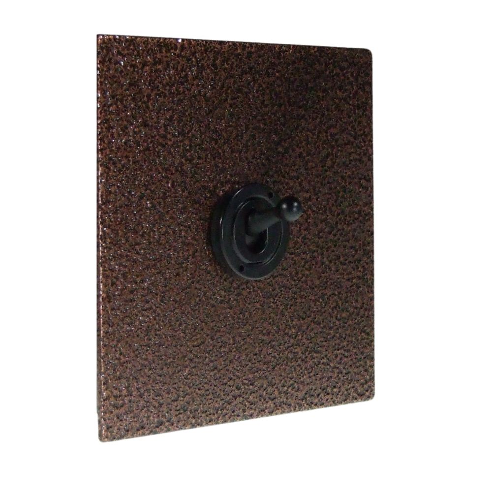 Elements 1-Gang 2-Way 10-Amp Toggle Switch in Copper Crackle