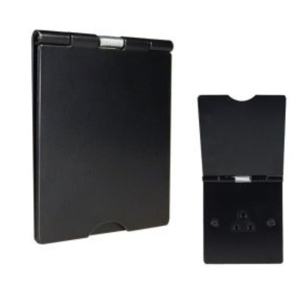 1-Gang 2-Amp Unswitched Floor Socket Matt Black