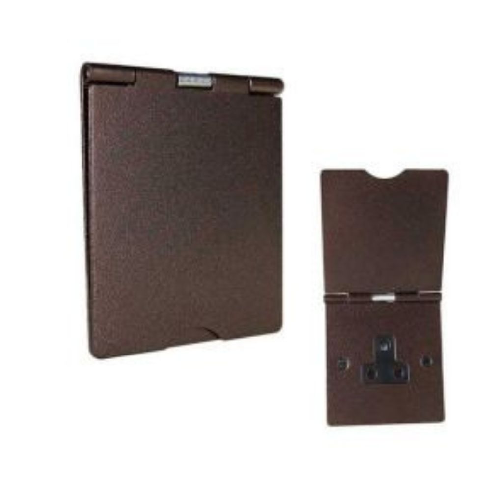 1-Gang 5-Amp Unswitched Floor Socket Copper Bronze
