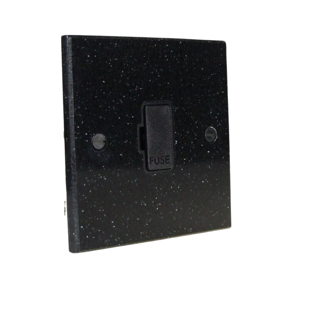 Black Pearl Acrylic Resin Unswitched Fuse Spur Black