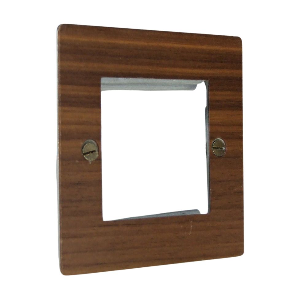 Walnut Veneer 2 Module Euro Plate