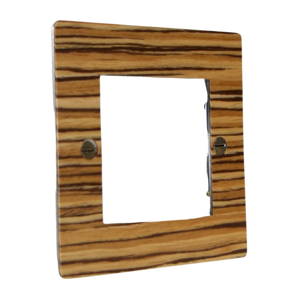 Zebranno Veneer 2 Module Euro Plate