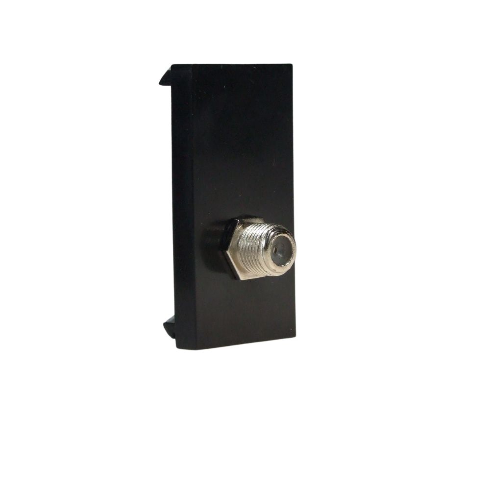 Satelite TV Outlet Module Black