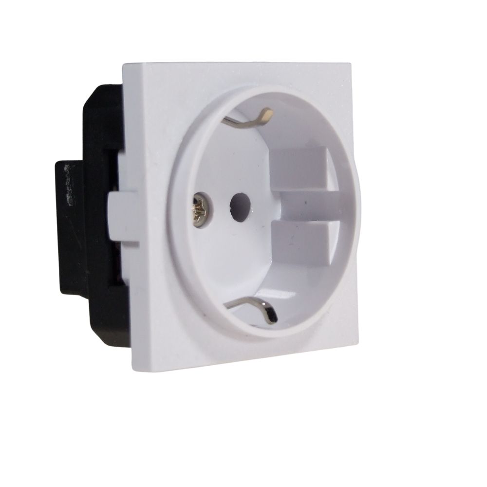 Schuko Socket White