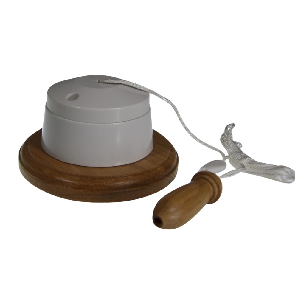 Classic Oak Pull Cord White