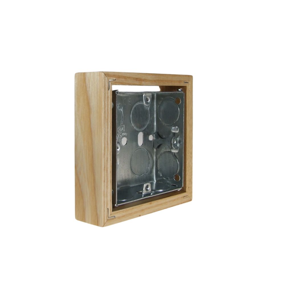 Classic Ash Single Surface Mounting Pattress 38mm